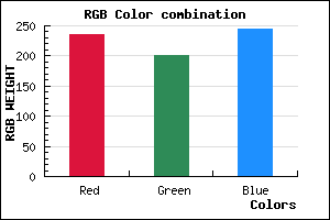 rgb background color #ECC8F4 mixer