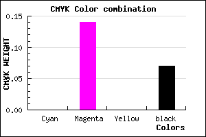 #ECCAEC color CMYK mixer