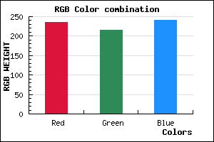 rgb background color #ECD8F0 mixer