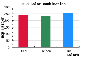 rgb background color #ECE8FE mixer