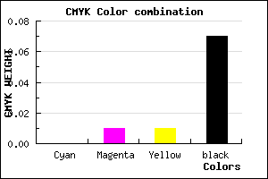 #ECEAEA color CMYK mixer