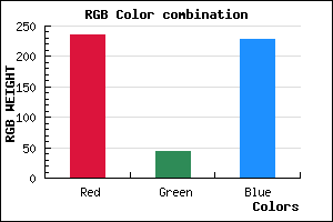 rgb background color #EC2CE5 mixer