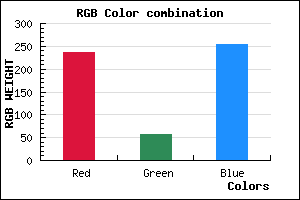 rgb background color #EC3AFF mixer
