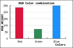 rgb background color #EC48FA mixer