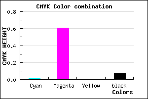 #EC5CEE color CMYK mixer