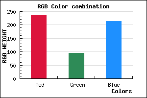 rgb background color #EC5ED6 mixer