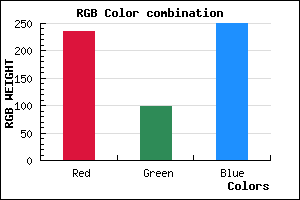 rgb background color #EC62FA mixer