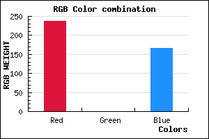rgb background color #ED00A6 mixer