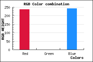rgb background color #ED00F2 mixer