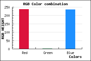 rgb background color #ED01EC mixer