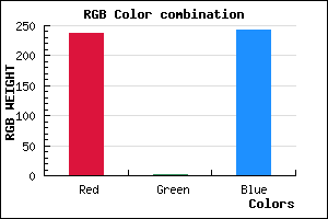 rgb background color #ED01F2 mixer