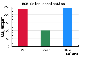 rgb background color #ED65F2 mixer