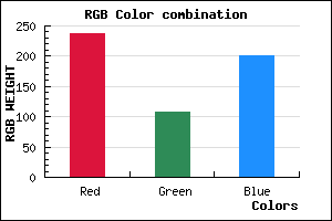 rgb background color #ED6CC8 mixer