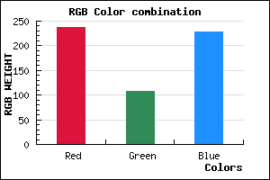rgb background color #ED6CE4 mixer