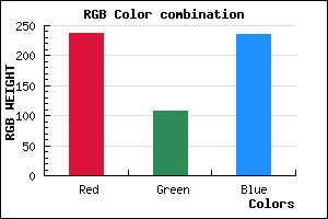 rgb background color #ED6CEC mixer
