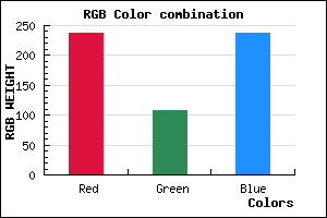 rgb background color #ED6CEE mixer