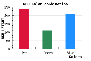 rgb background color #ED6DD1 mixer
