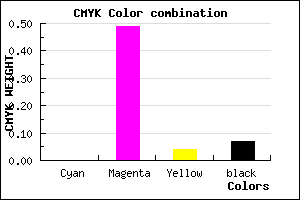 #ED78E3 color CMYK mixer