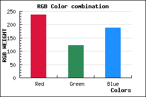 rgb background color #ED7BBC mixer