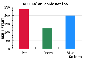 rgb background color #ED7BC6 mixer