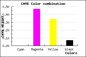 #ED7E9D color CMYK mixer