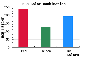 rgb background color #ED7EC0 mixer