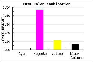 #ED7ED4 color CMYK mixer