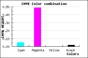 #ED7EF9 color CMYK mixer