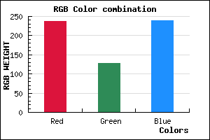 rgb background color #ED7FEF mixer