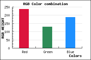 rgb background color #ED81BC mixer