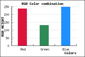 rgb background color #ED84F9 mixer