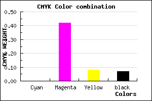 #ED89D9 color CMYK mixer