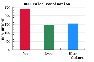 rgb background color #ED9099 mixer