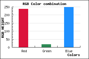 rgb background color #ED12F9 mixer