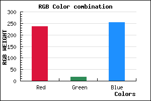 rgb background color #ED12FF mixer