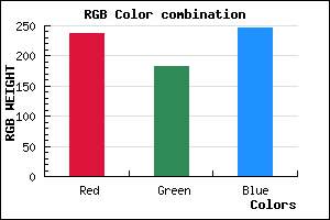 rgb background color #EDB7F7 mixer