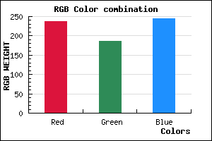 rgb background color #EDBBF5 mixer