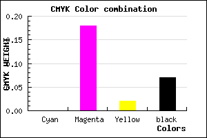 #EDC3E9 color CMYK mixer