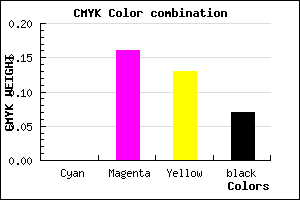 #EDC6CE color CMYK mixer