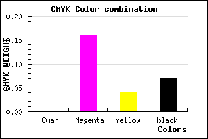 #EDC6E3 color CMYK mixer