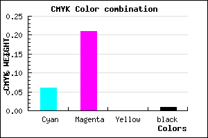 #EDC6FC color CMYK mixer