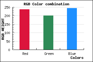 rgb background color #EDC8F4 mixer