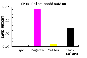 #EDCCEA color CMYK mixer