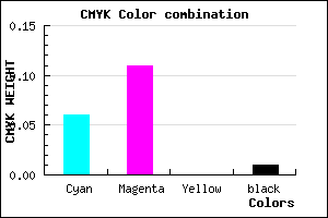 #EDE1FD color CMYK mixer