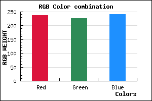 rgb background color #EDE2F0 mixer