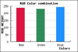 rgb background color #EDE6F2 mixer