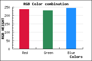 rgb background color #EDE6F4 mixer