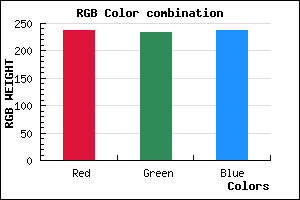 rgb background color #EDEAEE mixer