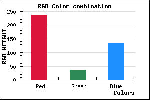 rgb background color #ED2487 mixer