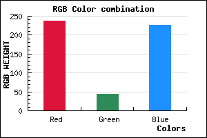 rgb background color #ED2BE2 mixer